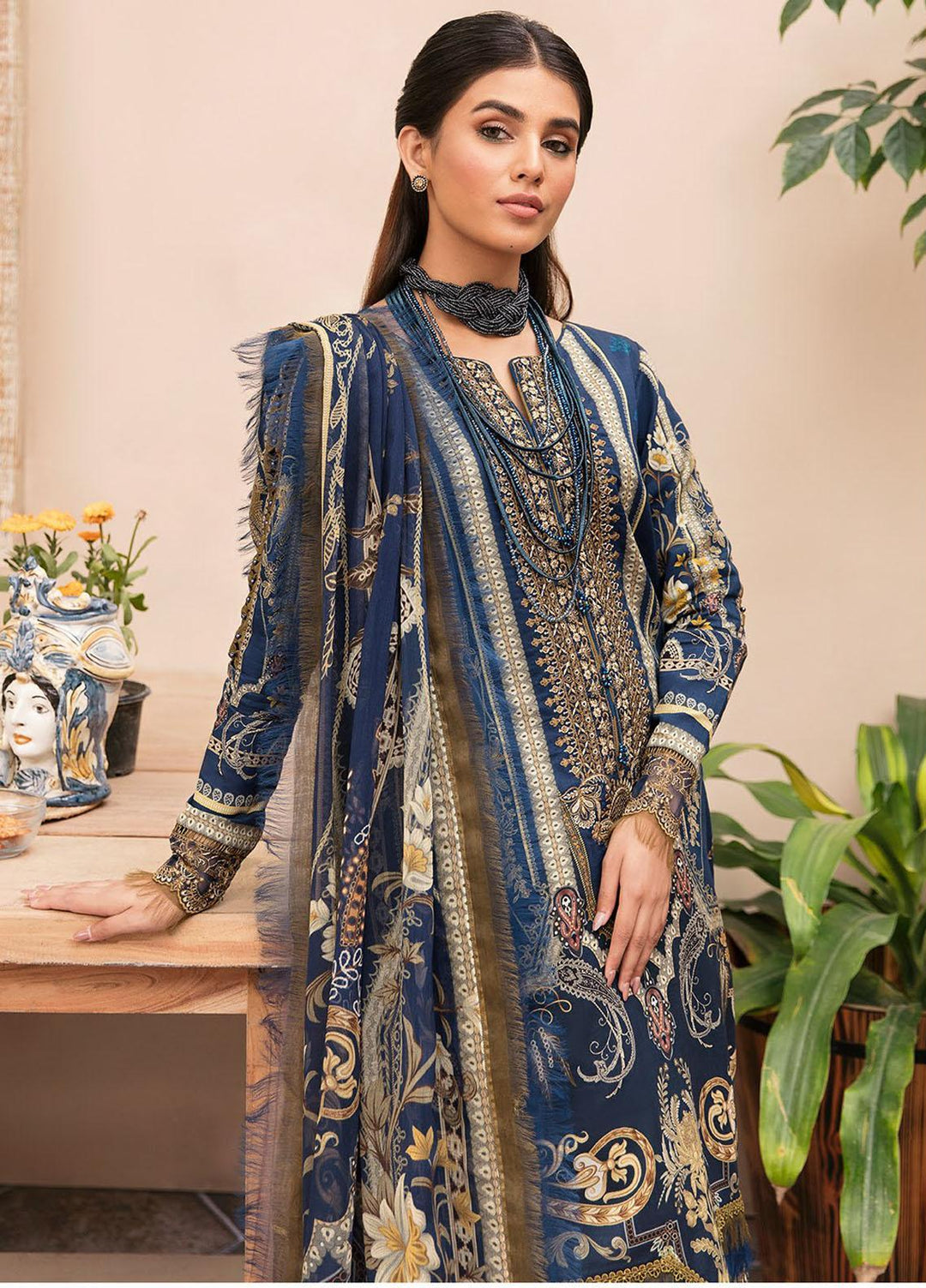 Gulaal Embroidered Lawn Suits Unstitched 3 Piece GL23UL D-02 Julia - Summer Collection