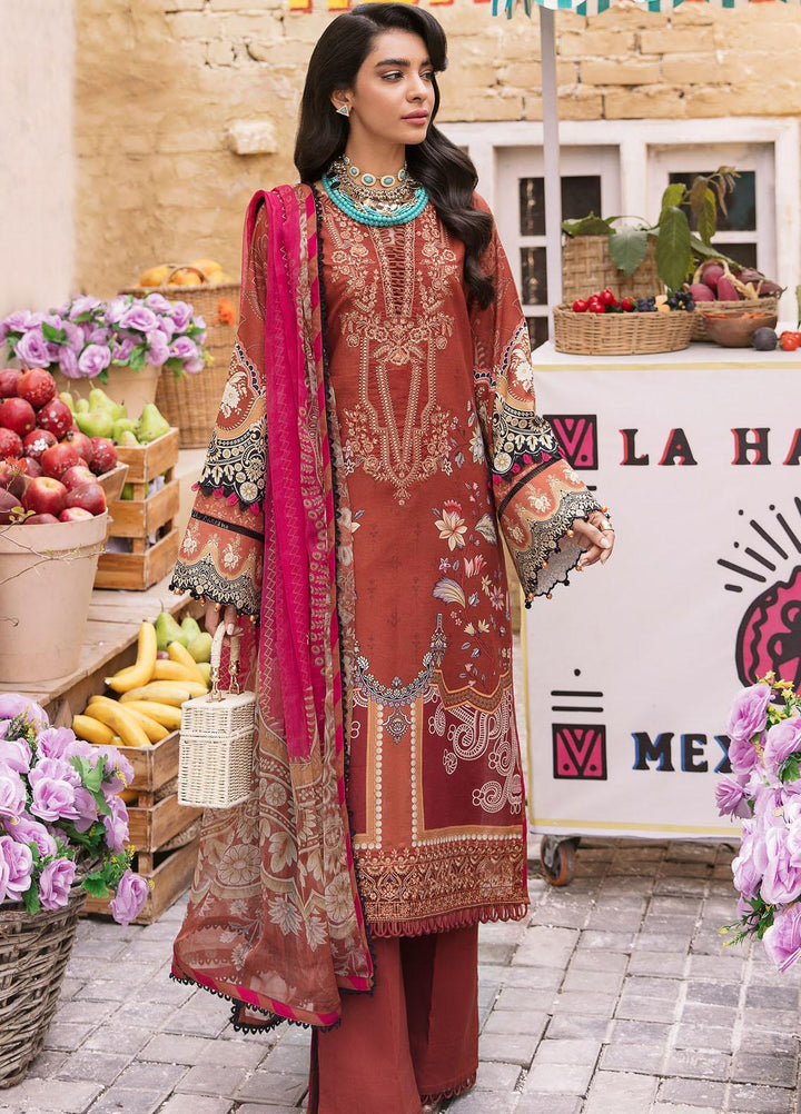 Gulaal Embroidered Lawn Suits Unstitched 3 Piece GL23UL D-03 Valeria - Summer Collection