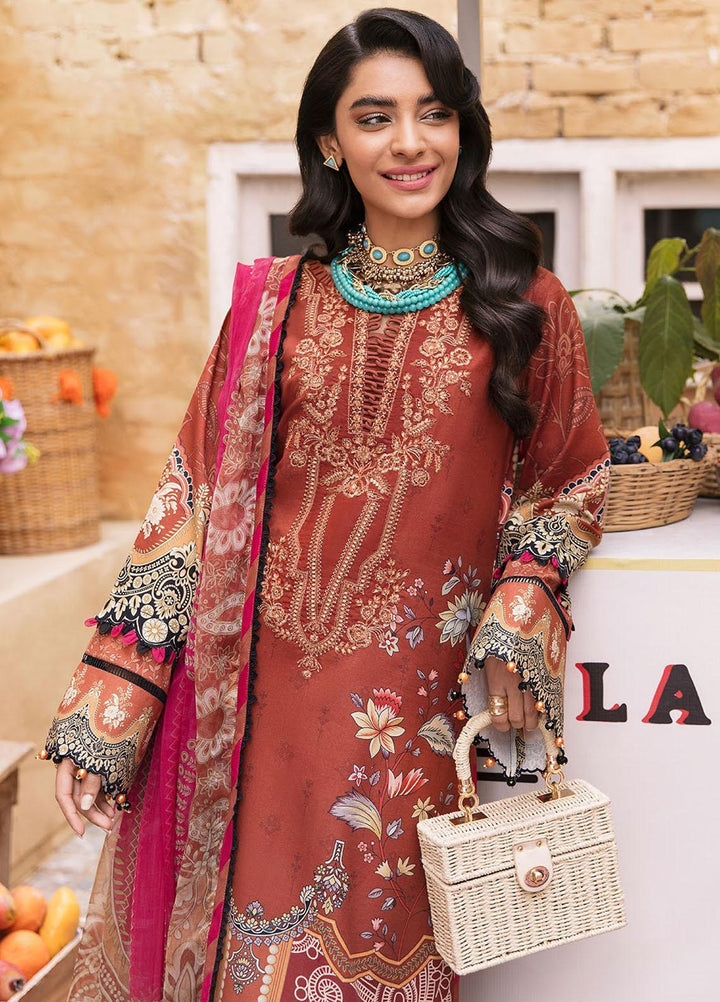 Gulaal Embroidered Lawn Suits Unstitched 3 Piece GL23UL D-03 Valeria - Summer Collection