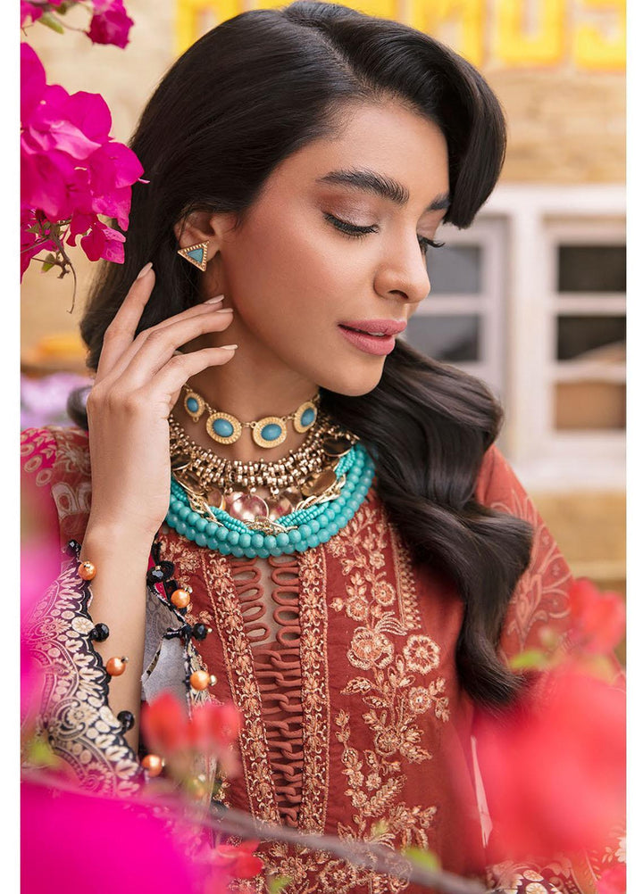 Gulaal Embroidered Lawn Suits Unstitched 3 Piece GL23UL D-03 Valeria - Summer Collection