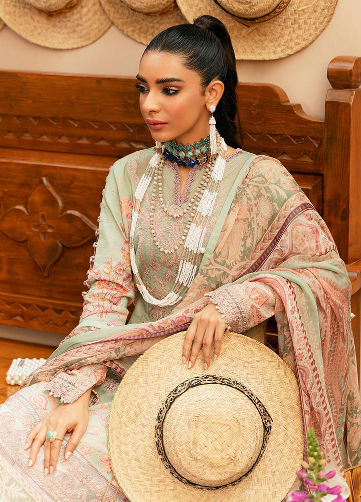 Gulaal Embroidered Lawn Suits Unstitched 3 Piece GL23UL D-05 Amalia - Summer Collection