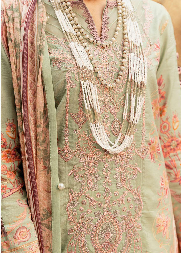 Gulaal Embroidered Lawn Suits Unstitched 3 Piece GL23UL D-05 Amalia - Summer Collection