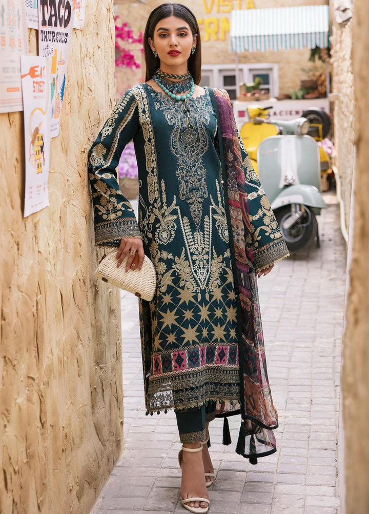 Gulaal Embroidered Lawn Suits Unstitched 3 Piece GL23UL D-06 Eliana - Summer Collection