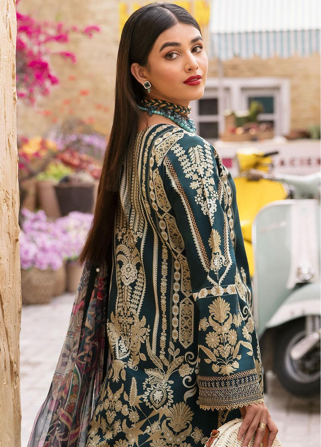 Gulaal Embroidered Lawn Suits Unstitched 3 Piece GL23UL D-06 Eliana - Summer Collection