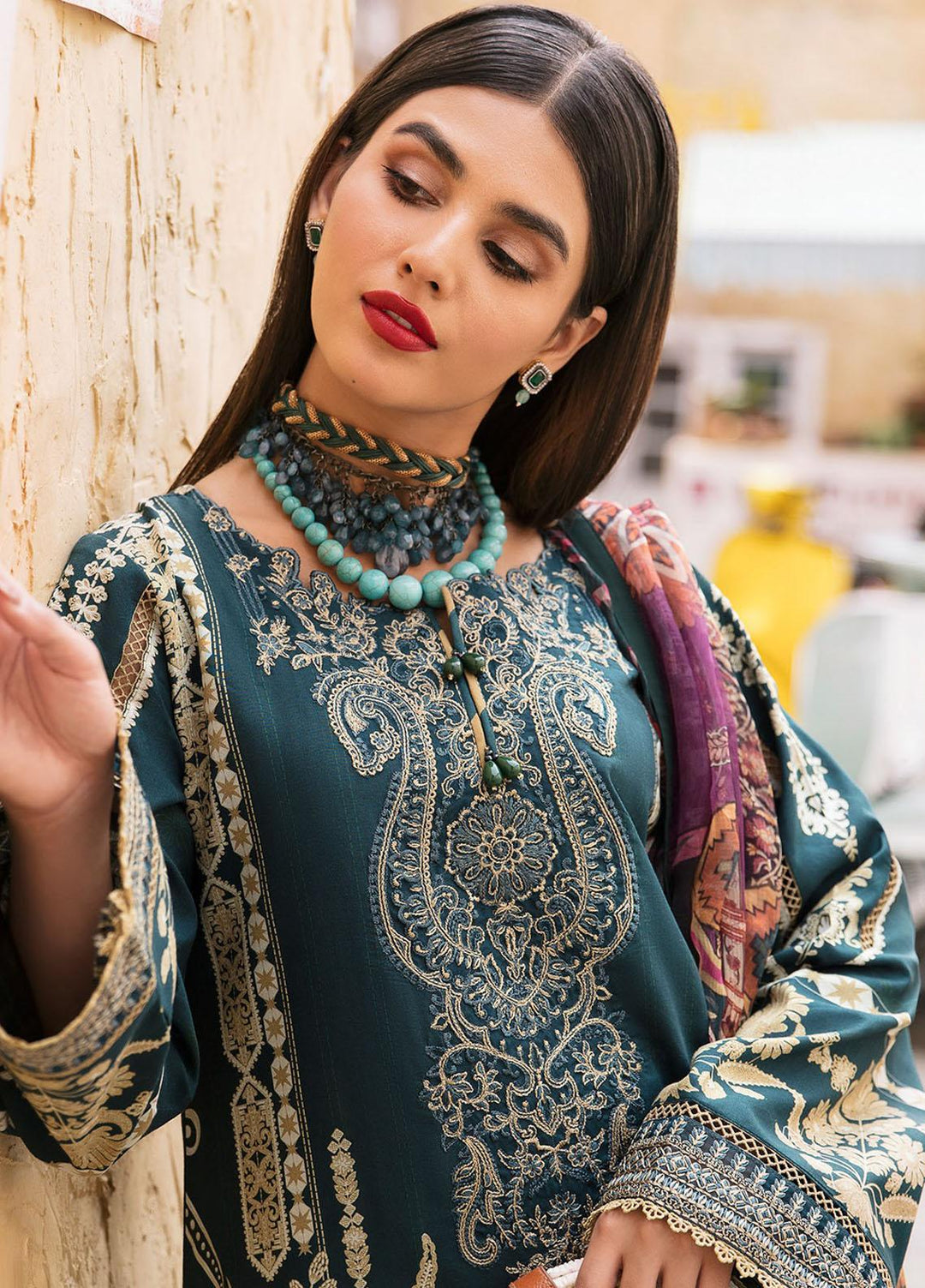 Gulaal Embroidered Lawn Suits Unstitched 3 Piece GL23UL D-06 Eliana - Summer Collection