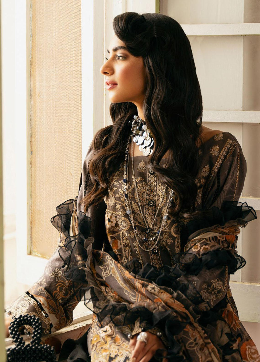 Gulaal Embroidered Lawn Suits Unstitched 3 Piece GL23UL D-07 Adela - Summer Collection