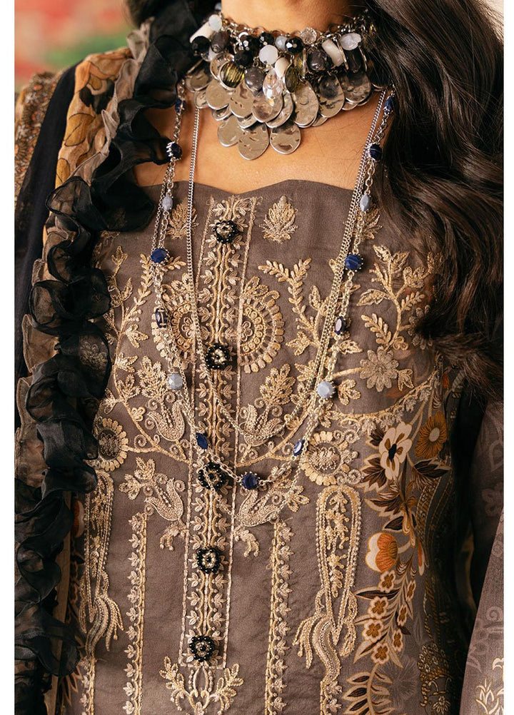 Gulaal Embroidered Lawn Suits Unstitched 3 Piece GL23UL D-07 Adela - Summer Collection