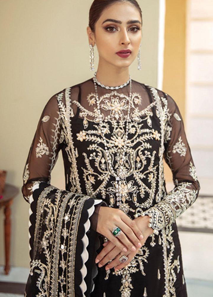 Gulaal Embroidered Organza Suits Unstitched 3 Piece GL21LF D-01 INAAYA - Luxury Formals Collection