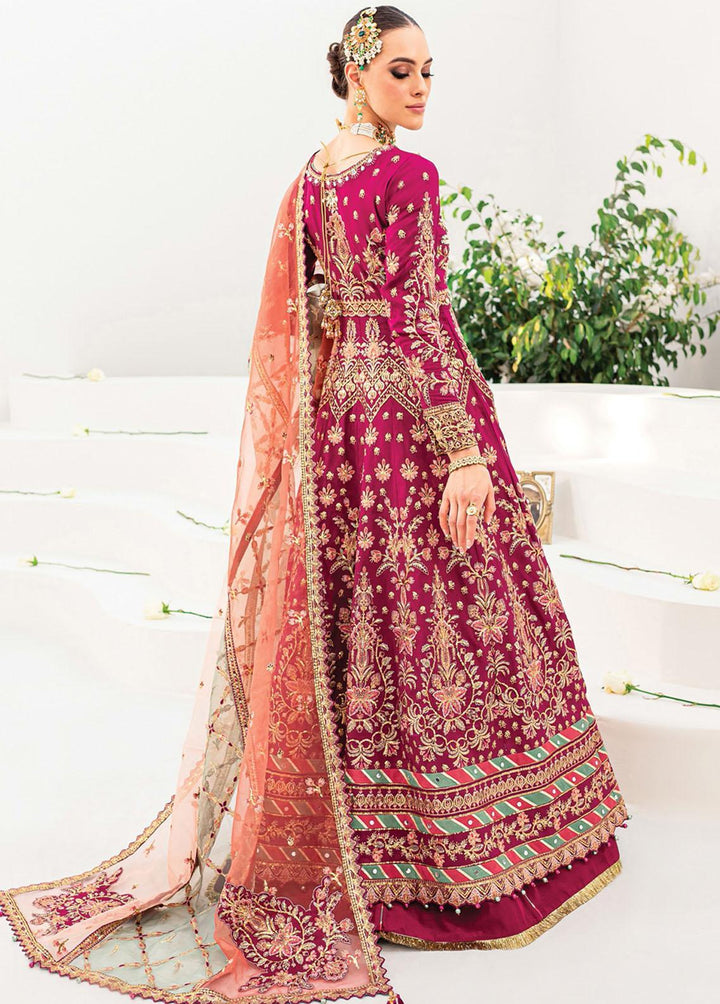 Gulaal Embroidered Raw Silk Suits Unstitched 3 Piece GL22WD 01 Satrangi - Wedding Collection