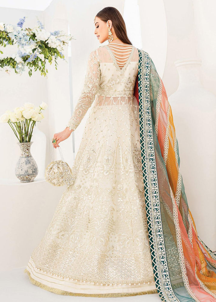 Gulaal Embroidered Organza Suits Unstitched 3 Piece GL22WD 02 Kiyarah - Wedding Collection