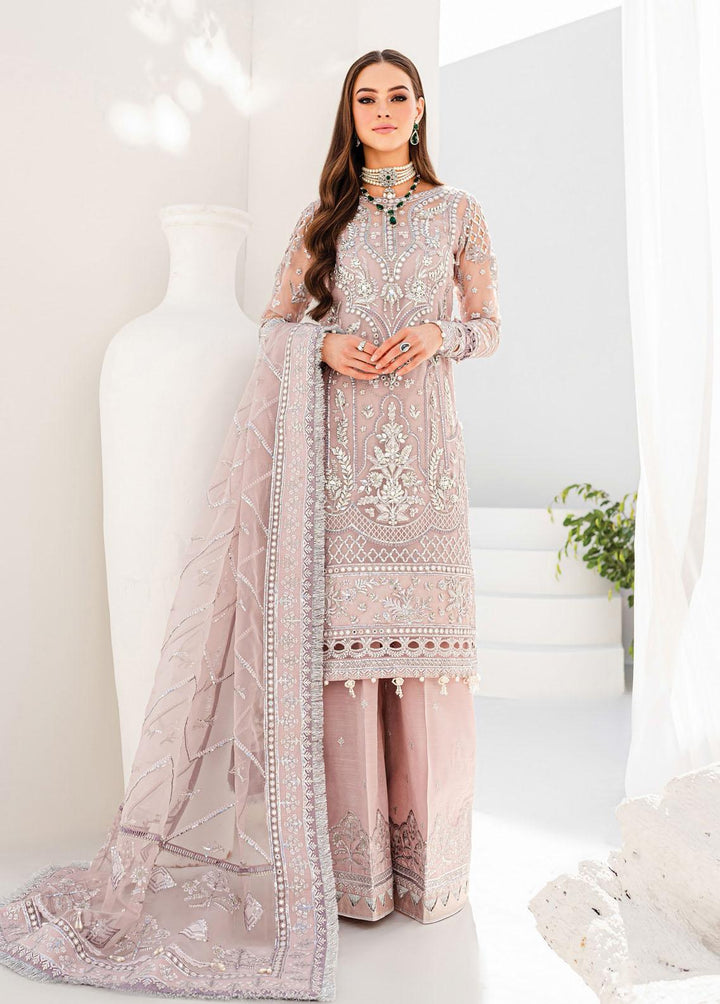 Gulaal Embroidered Organza Suits Unstitched 3 Piece GL22WD 04 Rayah - Wedding Collection