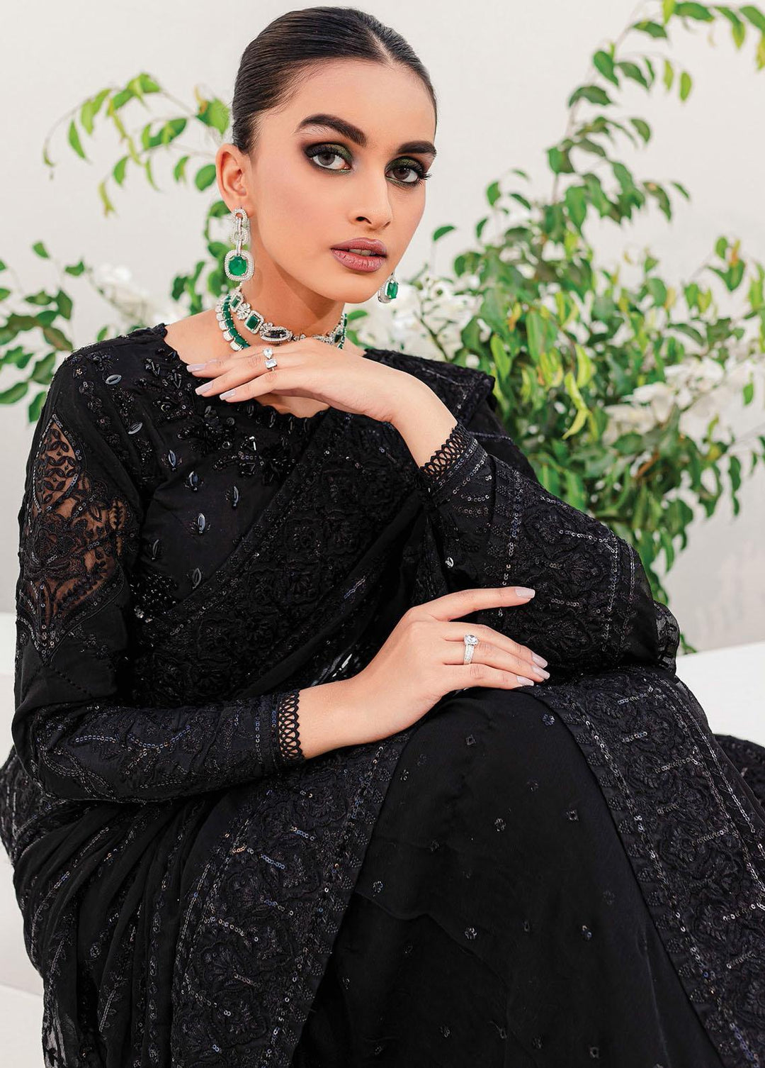 Gulaal Embroidered Silk Unstitched Saree GL22WD 05 Naaz - Wedding Collection