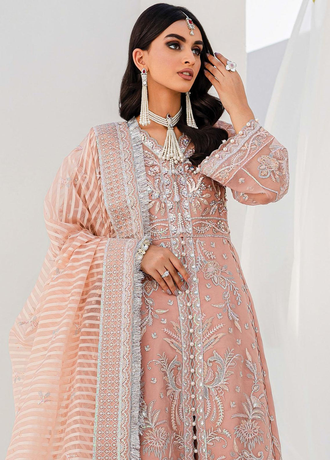 Gulaal Embroidered Organza Suits Unstitched 3 Piece GL22WD 07 Afsanah - Wedding Collection