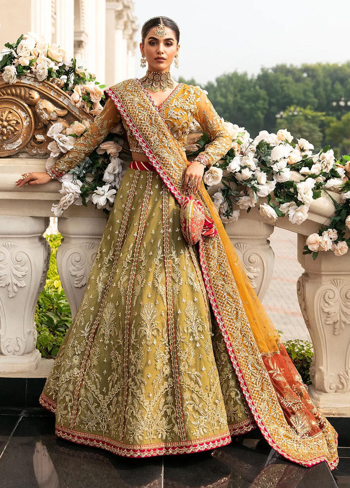 Gulaal Embroidered Net Suits Unstitched 4 Piece GL23WD GL-WU-23V1-01 DIYA - Wedding Collection