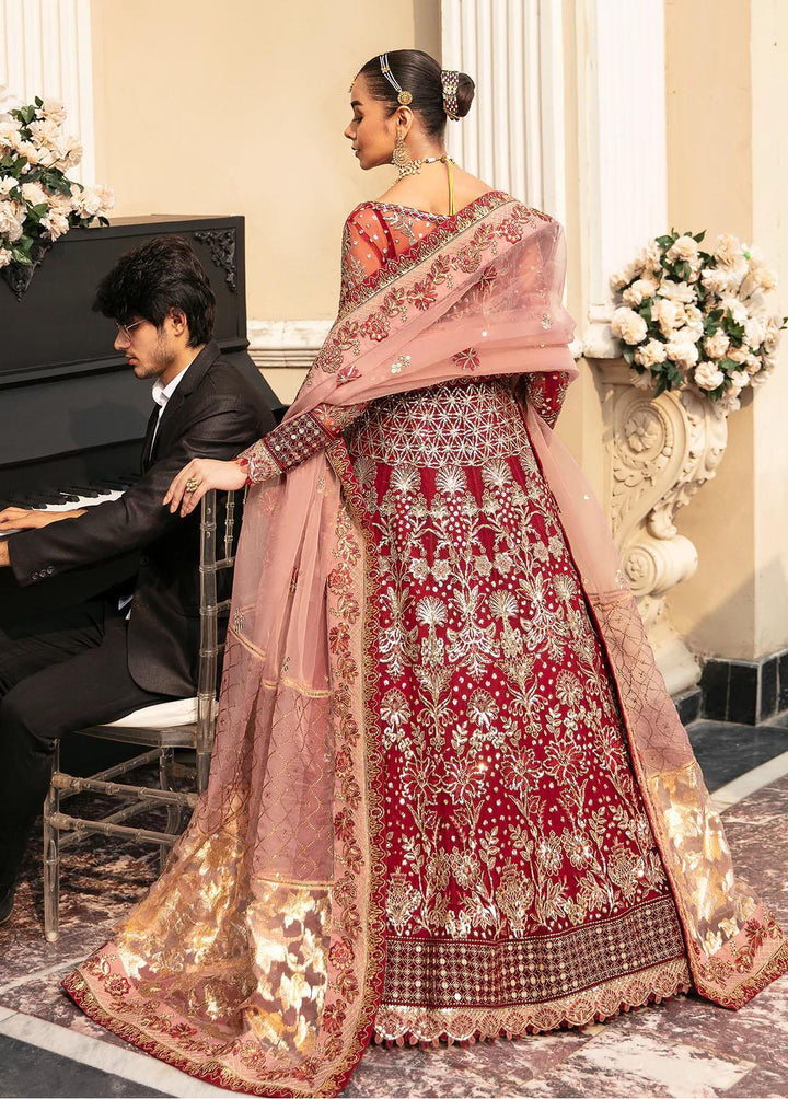 Gulaal Embroidered Net Suits Unstitched 4 Piece GL23WD GL-WU-23V1-02 ZIVA - Wedding Collection