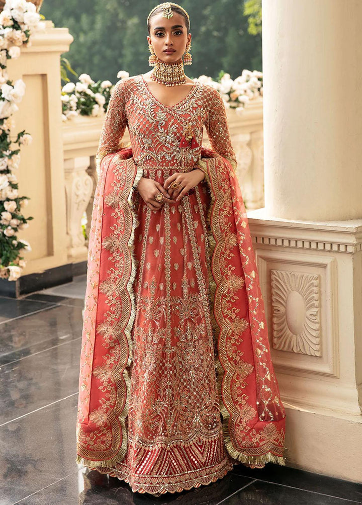 Gulaal Embroidered Net Suits Unstitched 4 Piece GL23WD GL-WU-23V1-04 NEHIR - Wedding Collection