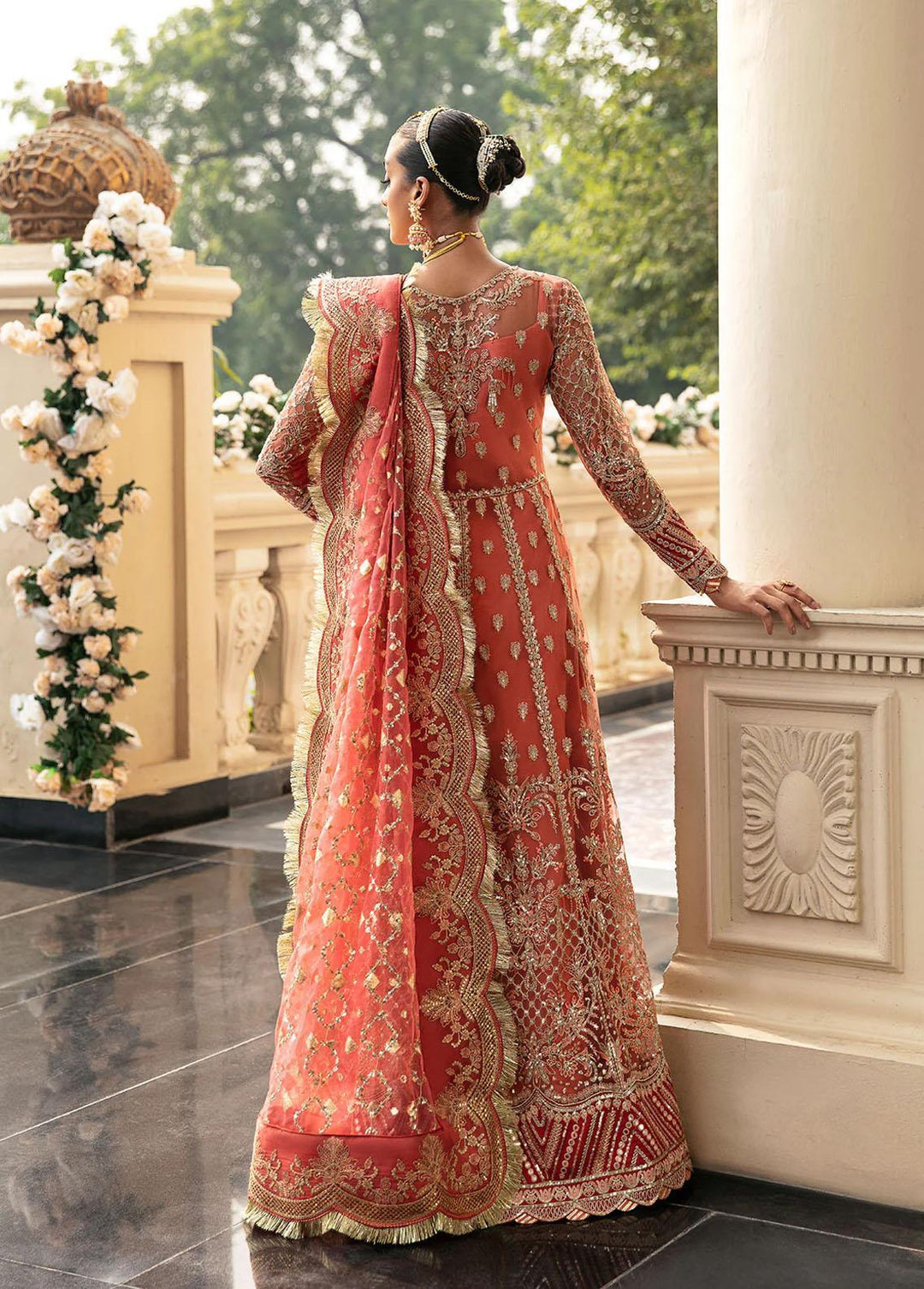 Gulaal Embroidered Net Suits Unstitched 4 Piece GL23WD GL-WU-23V1-04 NEHIR - Wedding Collection
