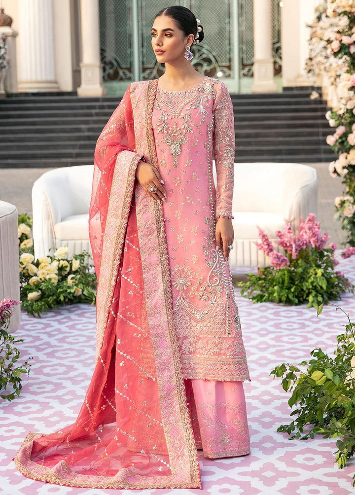 Gulaal Embroidered Organza Suits Unstitched 4 Piece GL23WD GL-WU-23V1-05 AAFIYA - Wedding Collection