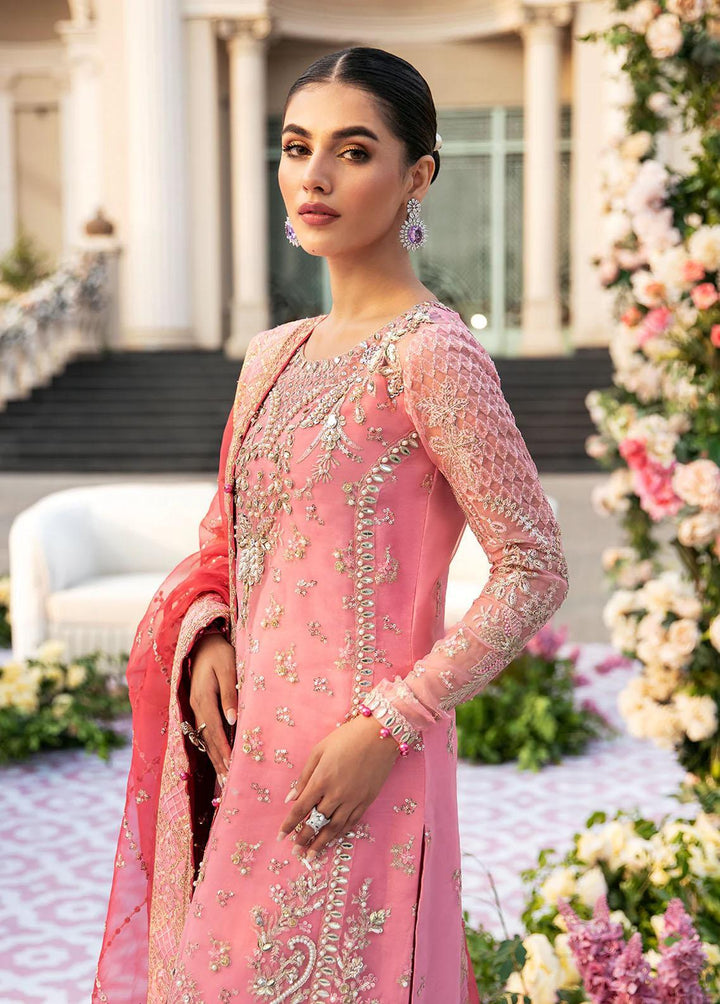 Gulaal Embroidered Organza Suits Unstitched 4 Piece GL23WD GL-WU-23V1-05 AAFIYA - Wedding Collection