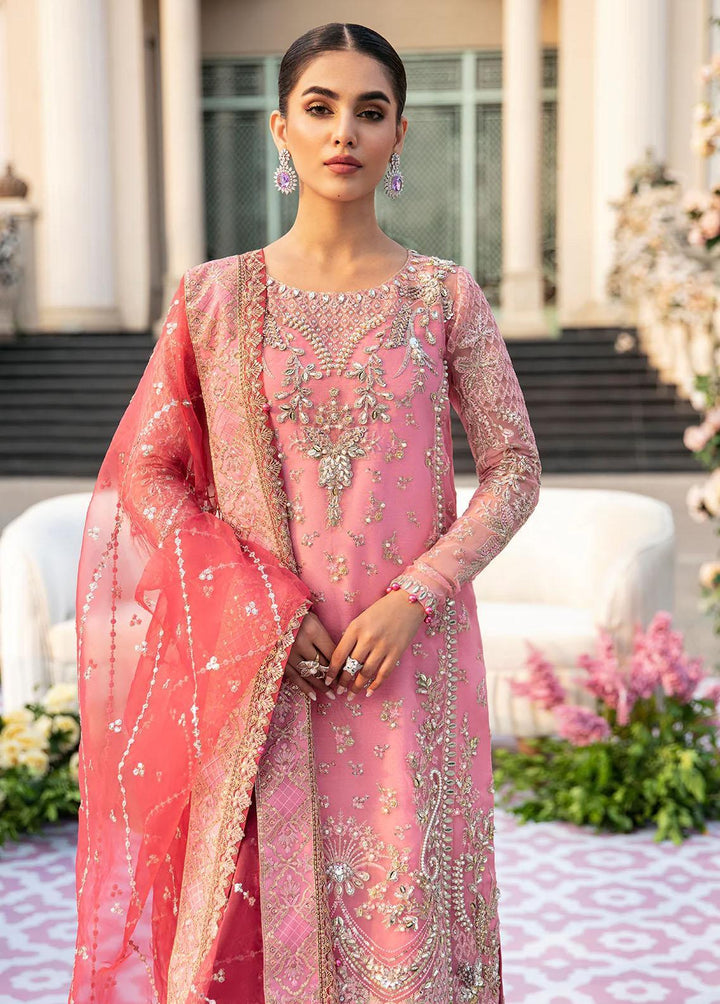 Gulaal Embroidered Organza Suits Unstitched 4 Piece GL23WD GL-WU-23V1-05 AAFIYA - Wedding Collection
