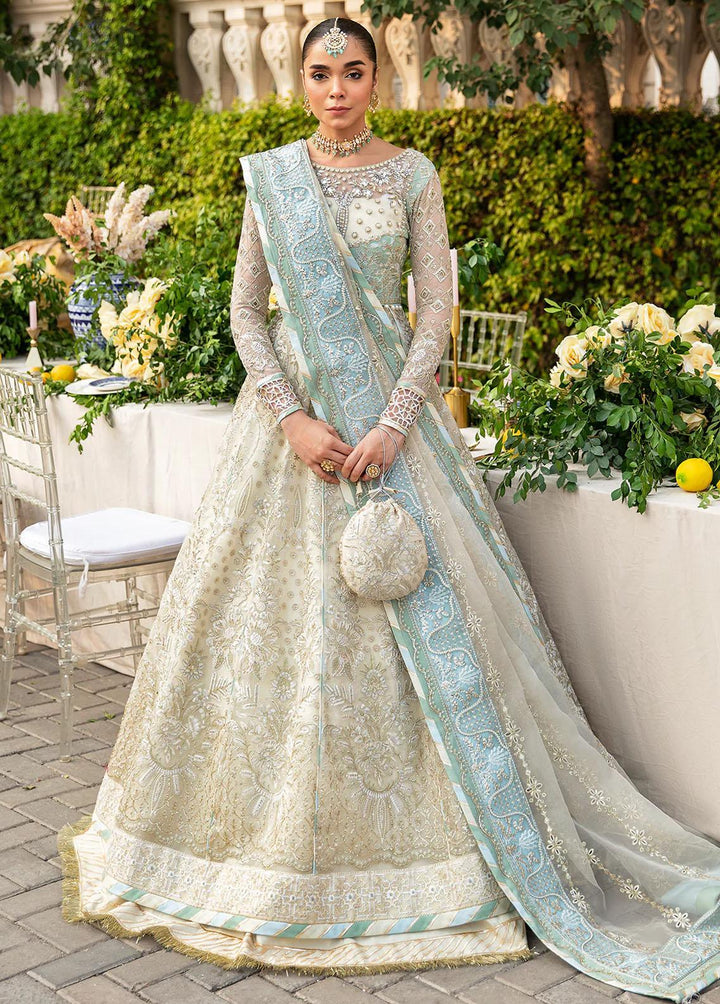 Gulaal Embroidered Organza Suits Unstitched 4 Piece GL23WD GL-WU-23V1-06 NAREENA - Wedding Collection
