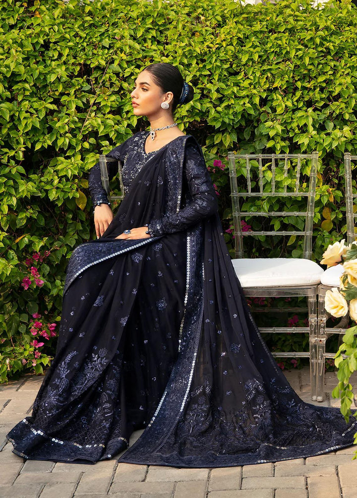 Gulaal Embroidered Viscose  Unstitched Saree GL23WD GL-WU-23V1-07 LEENA - Wedding Collection