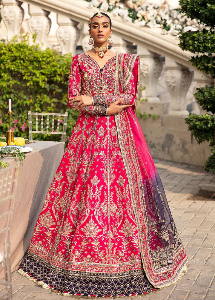 Gulaal Embroidered Katan Suits Unstitched 3 Piece GL23WD GL-WU-23V1-08 NUHA - Wedding Collection