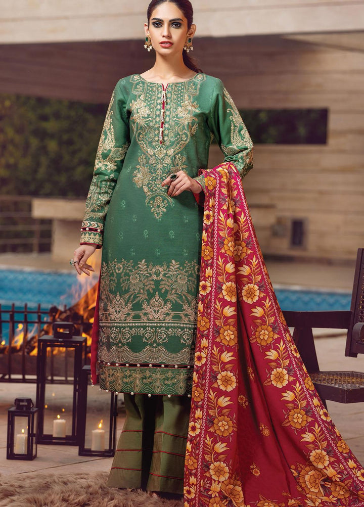 Gulaal Embroidered Khaddar Suits Unstitched 3 Piece GL21W GW-01 - Winter Collection