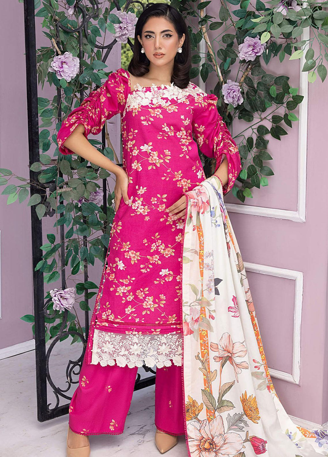 Gulbagh By Asifa & Nabeel Embroidered Khaddar Suits Unstitched 3 Piece AN23GB GBW-01 Gulzaar - Winter Collection