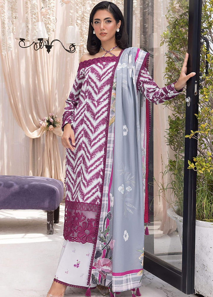Gulbagh By Asifa & Nabeel Embroidered Khaddar Suits Unstitched 3 Piece AN23GB GBW-02 Zeba - Winter Collection