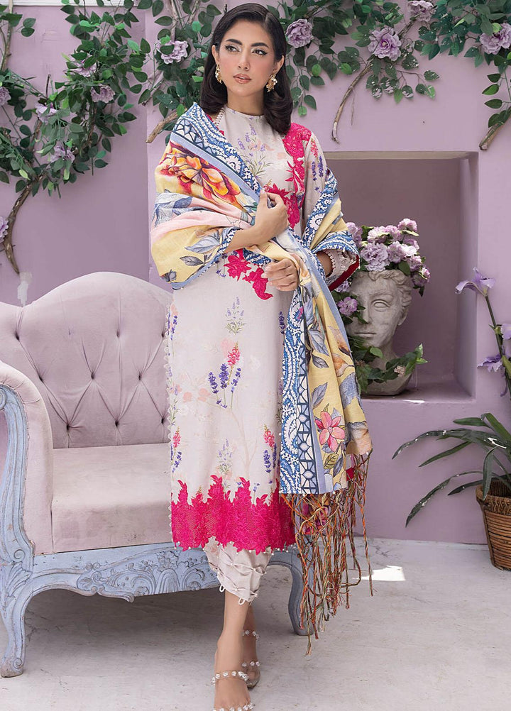 Gulbagh By Asifa & Nabeel Embroidered Khaddar Suits Unstitched 3 Piece AN23GB GBW-03 Mehek - Winter Collection