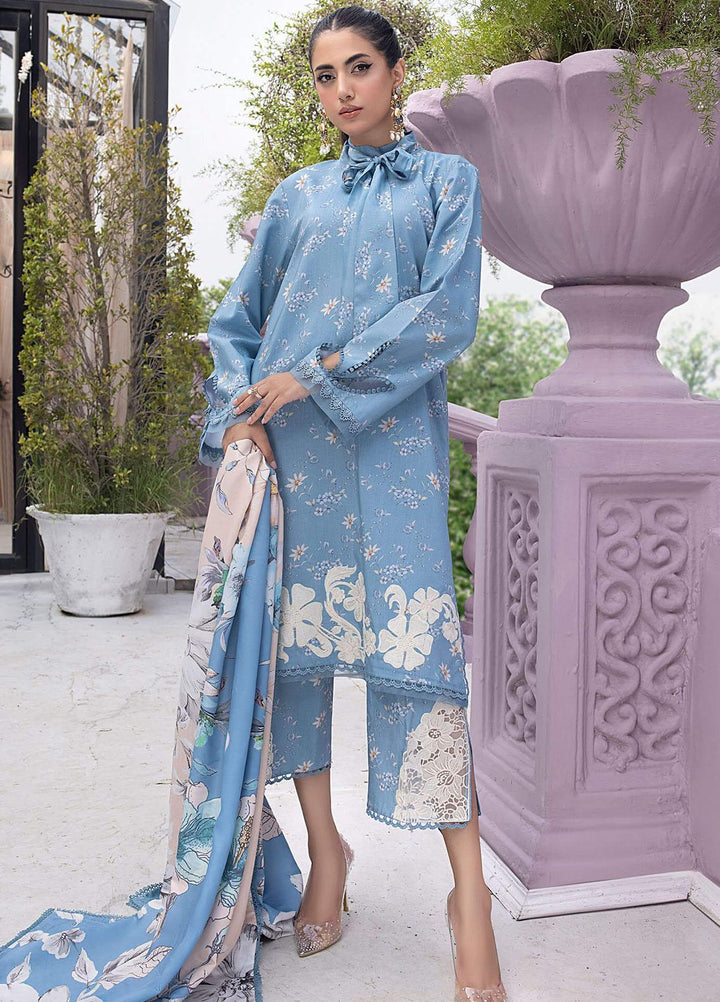 Gulbagh By Asifa & Nabeel Embroidered Linen Suits Unstitched 3 Piece AN23GB GBW-06 Farasha - Winter Collection