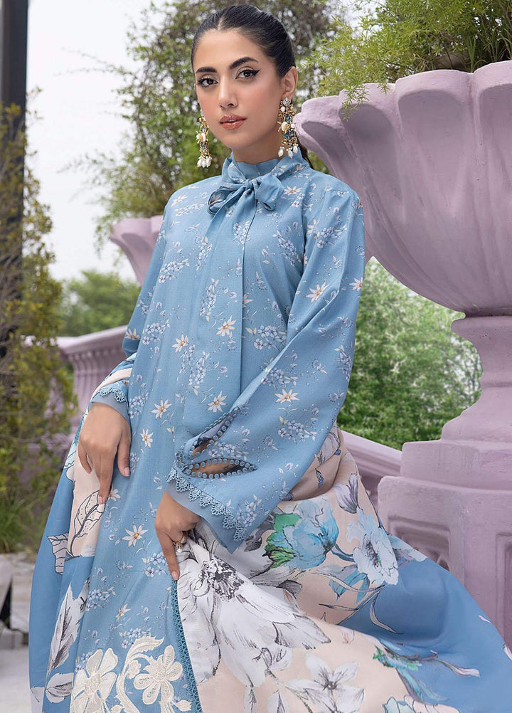 Gulbagh By Asifa & Nabeel Embroidered Linen Suits Unstitched 3 Piece AN23GB GBW-06 Farasha - Winter Collection