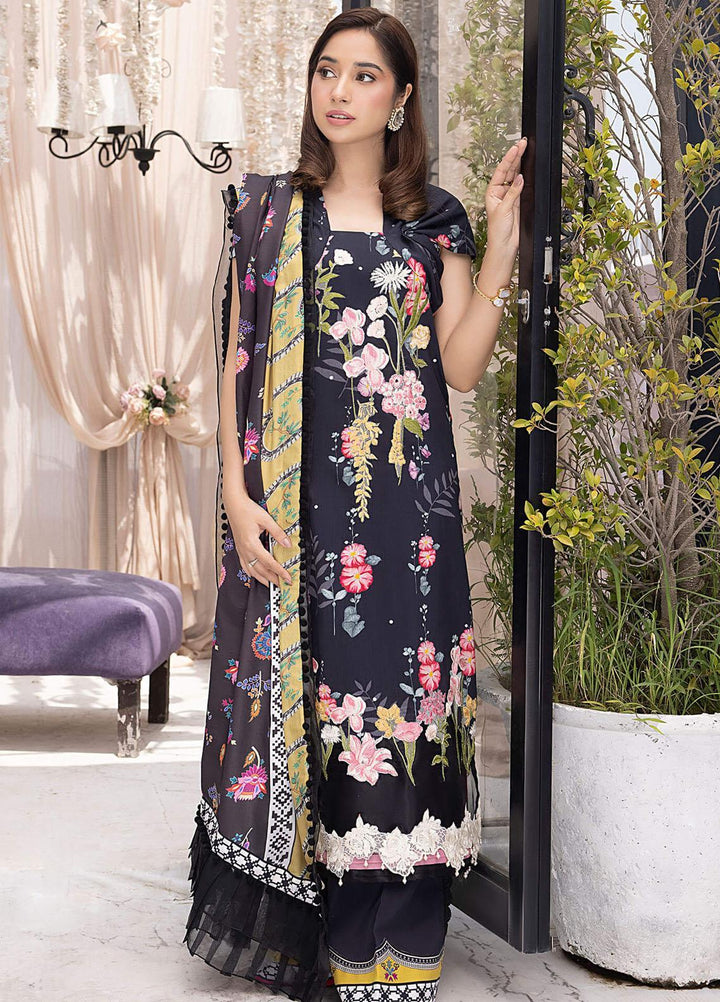 Gulbagh By Asifa & Nabeel Embroidered Linen Suits Unstitched 3 Piece AN23GB GBW-07 Daneen - Winter Collection