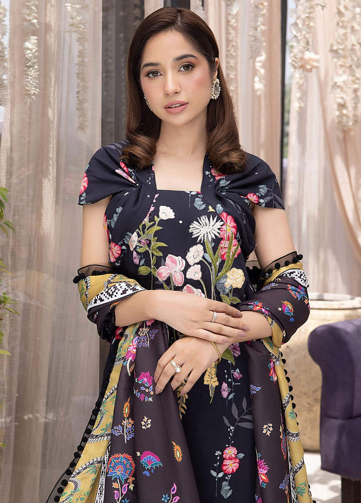 Gulbagh By Asifa & Nabeel Embroidered Linen Suits Unstitched 3 Piece AN23GB GBW-07 Daneen - Winter Collection