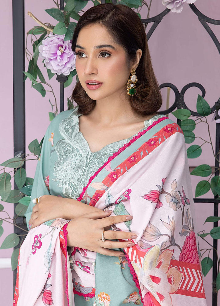 Gulbagh By Asifa & Nabeel Embroidered Khaddar Suits Unstitched 3 Piece AN23GB GBW-09 Kasni - Winter Collection