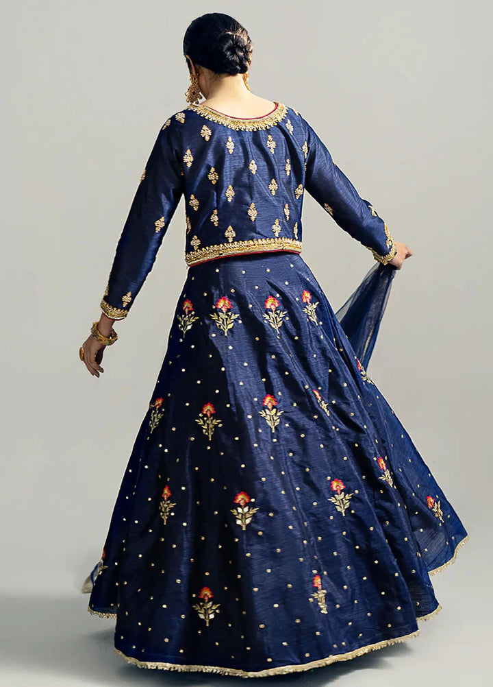 Gulbano By Grandeur Luxury Pret Embroidered Raw silk 3 Piece Suit Neelam