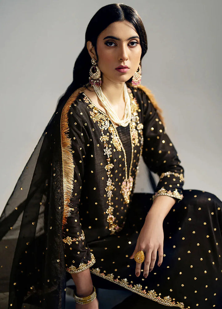 Gulbano By Grandeur Luxury Pret Embroidered Raw silk 3 Piece Suit Roheena