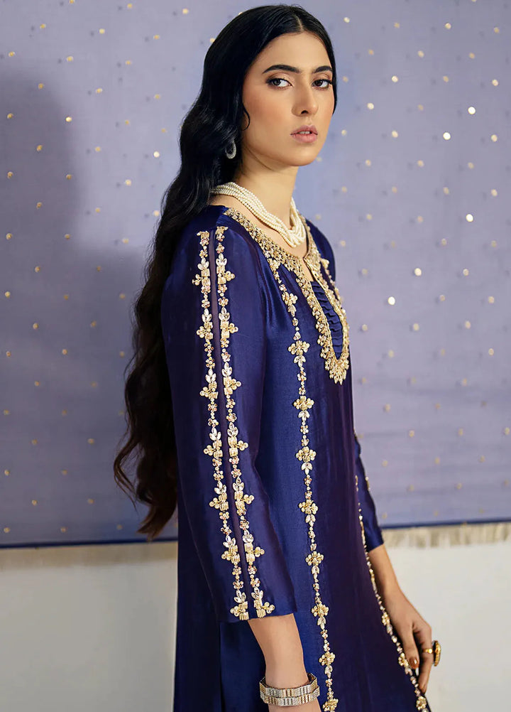 Gulbano By Grandeur Luxury Pret Embroidered Silk 3 Piece Suit Elara
