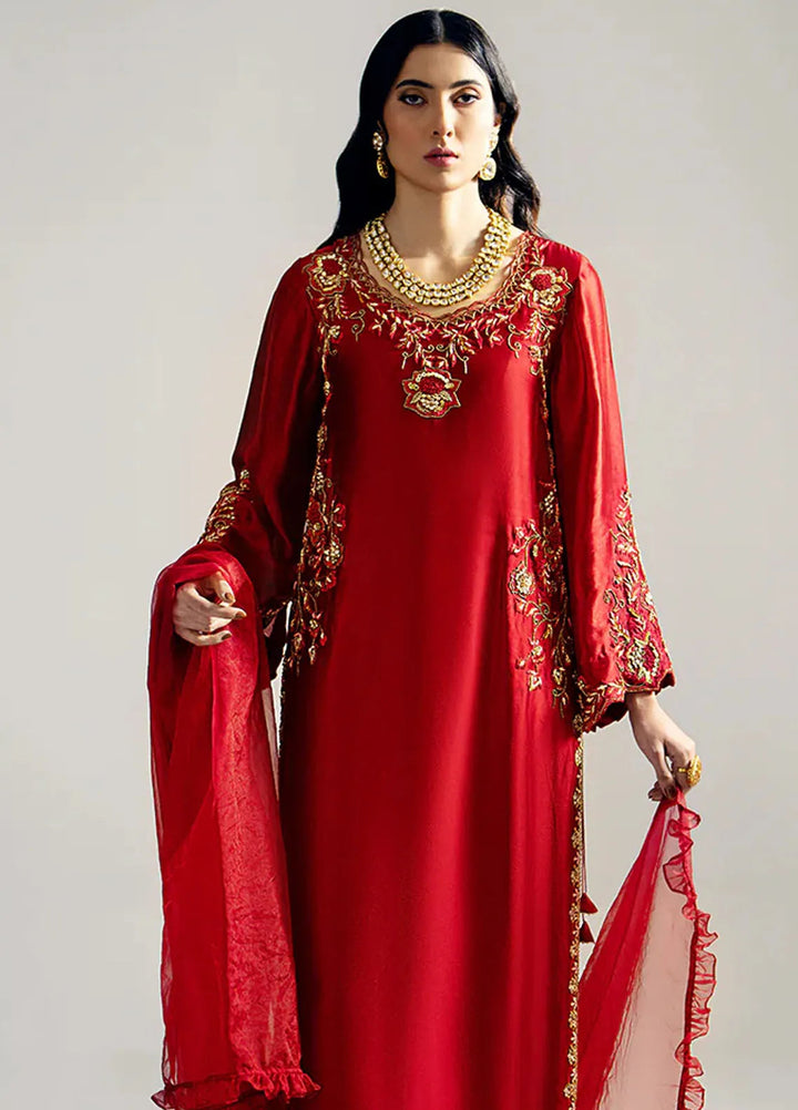 Gulbano By Grandeur Luxury Pret Embroidered Silk 3 Piece Suit Khansa