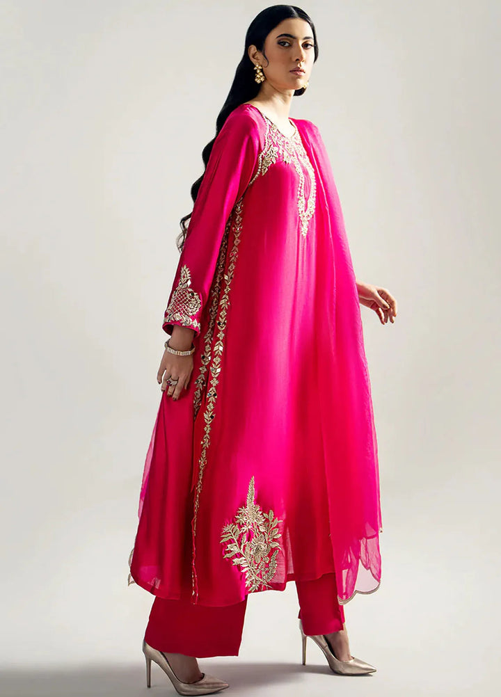 Gulbano By Grandeur Luxury Pret Embroidered Silk 3 Piece Suit Laila