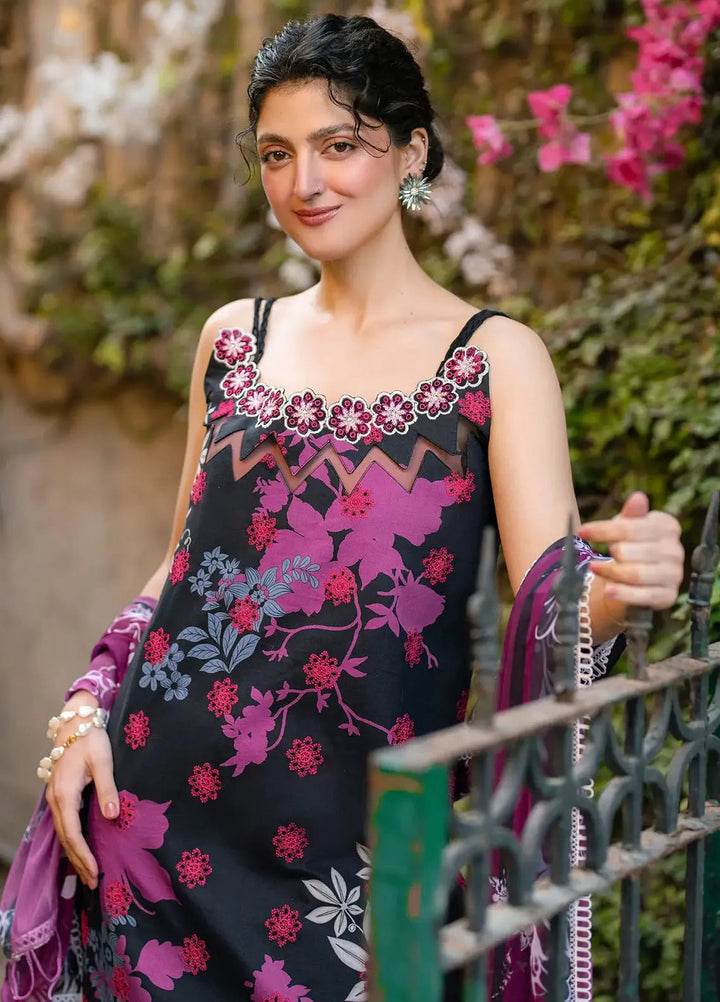 Gulkari by Asifa and Nabeel Chikankari Lawn Suit Unstitched 3 Piece AN25G GKL-01 Pale Rose - Summer Collection