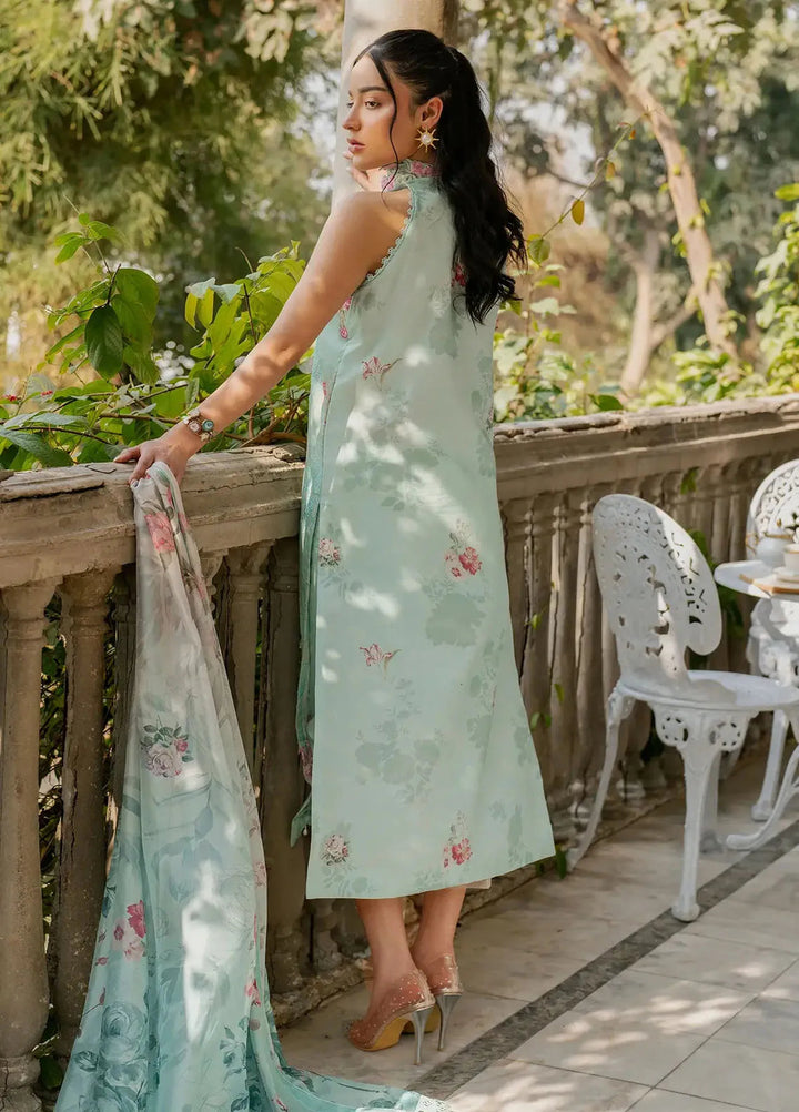 Gulkari by Asifa and Nabeel Chikankari Lawn Suit Unstitched 3 Piece AN25G GKL-07 Pastel Grove - Summer Collection