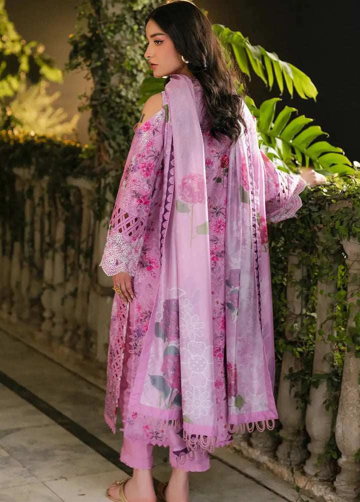 Gulkari by Asifa and Nabeel Chikankari Lawn Suit Unstitched 3 Piece AN25G GKL-10 Dawn Petals - Summer Collection