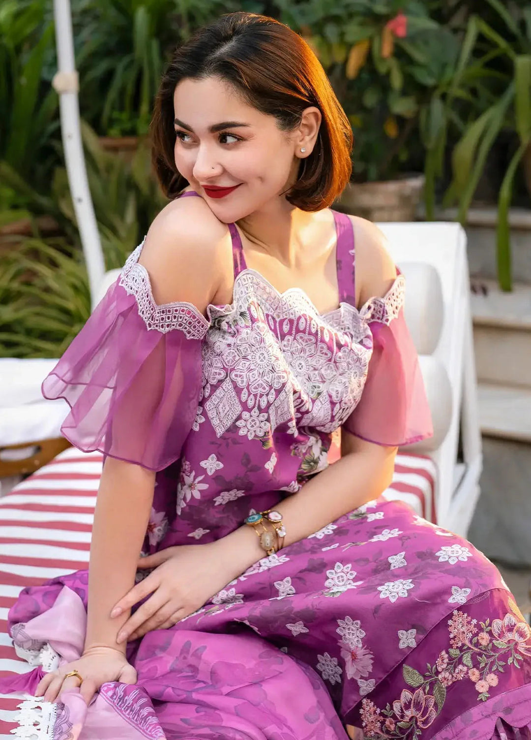 Gulkari by Asifa and Nabeel Chikankari Lawn Suit Unstitched 3 Piece AN25G GKL-12 Aura - Summer Collection