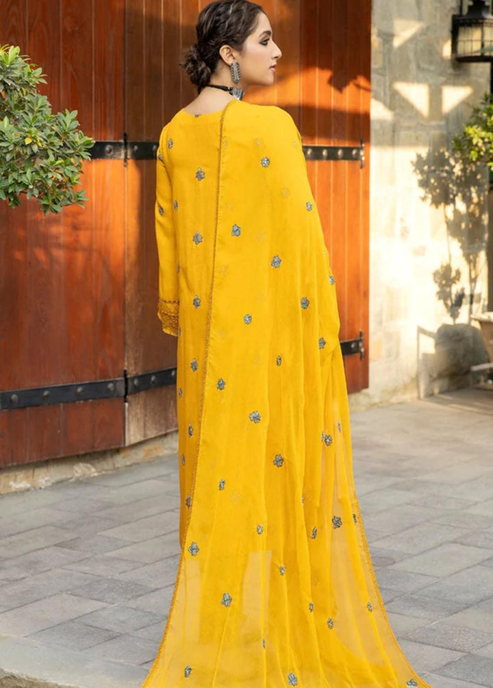 Gulkari By Mohagni Embroidered Karandi Suits Unstitched 3 Piece MO22G MEW-07 - Winter Collection