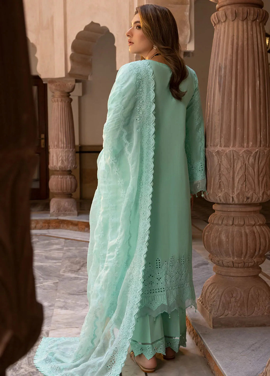 Gulkari By Regalia Textiles Chikankari Lawn Suit Unstitched 3 Piece RGT24G D-02 Noor - Festive Collection