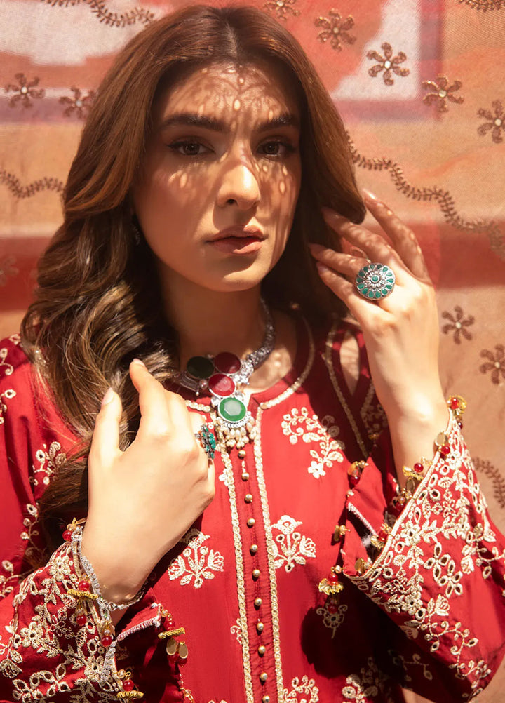 Gulkari By Regalia Textiles Chikankari Lawn Suit Unstitched 3 Piece RGT24G D-04 Afsana - Festive Collection