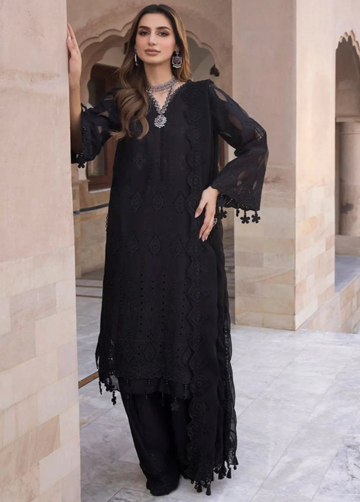 Gulkari By Regalia Textiles Chikankari Lawn Suit Unstitched 3 Piece RGT24G D-05 Amber - Festive Collection