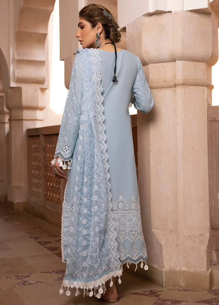 Gulkari By Regalia Textiles Chikankari Lawn Suit Unstitched 3 Piece RGT24G D-06 Ferozeh - Festive Collection